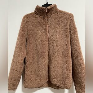 PINK Victoria’s secrets Sherpa Full zip jacket Size XS
